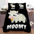 Halloween Cute Mummy Moomy Bed Sheets Spread Duvet Cover Bedding Sets