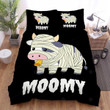 Halloween Cute Mummy Moomy Bed Sheets Spread Duvet Cover Bedding Sets