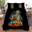 Halloween Frightening Mummy Illustration Bed Sheets Spread Duvet Cover Bedding Sets