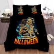 Halloween Frightening Mummy Illustration Bed Sheets Spread Duvet Cover Bedding Sets
