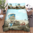 Halloween Mummy & Scorpion 3d Illustration Bed Sheets Spread Duvet Cover Bedding Sets
