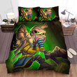 Halloween Animated Mummy Pharaoh Bed Sheets Spread Duvet Cover Bedding Sets