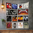Metallica Album Covers Quilt Blanket