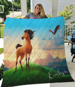 Personalized Spirit Horse Quilt Blanket
