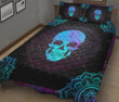 Skull Light Color Quilt Bedding Set