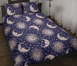 Sun Moon Celestial Quilt Bedding Set