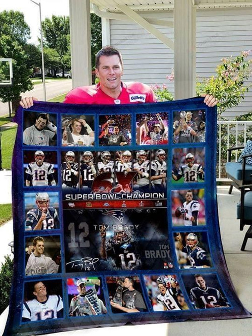 New England Patriots - Tom Brady Quilt Blanket