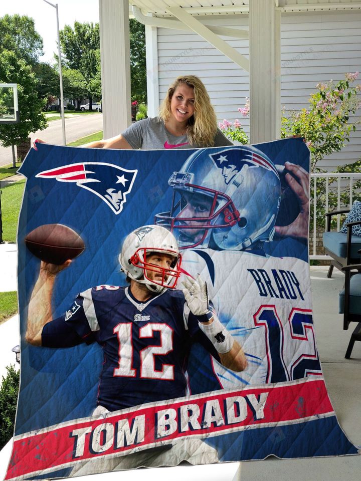 Nfl 575 Patriots - Tom Brady Quilt Blanket