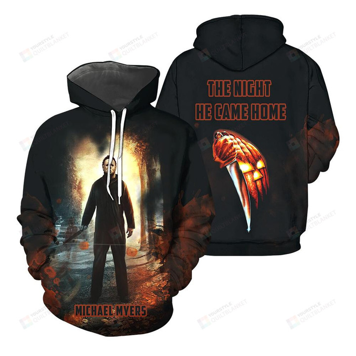 Michael Myers The Night He Came Home 3D All Over Print Hoodie, Zip-up Hoodie