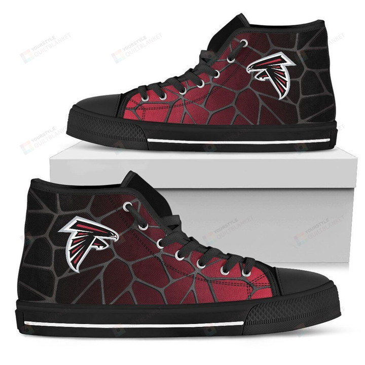 Atlanta Falcons NFL Football Canvas High Top Shoes
