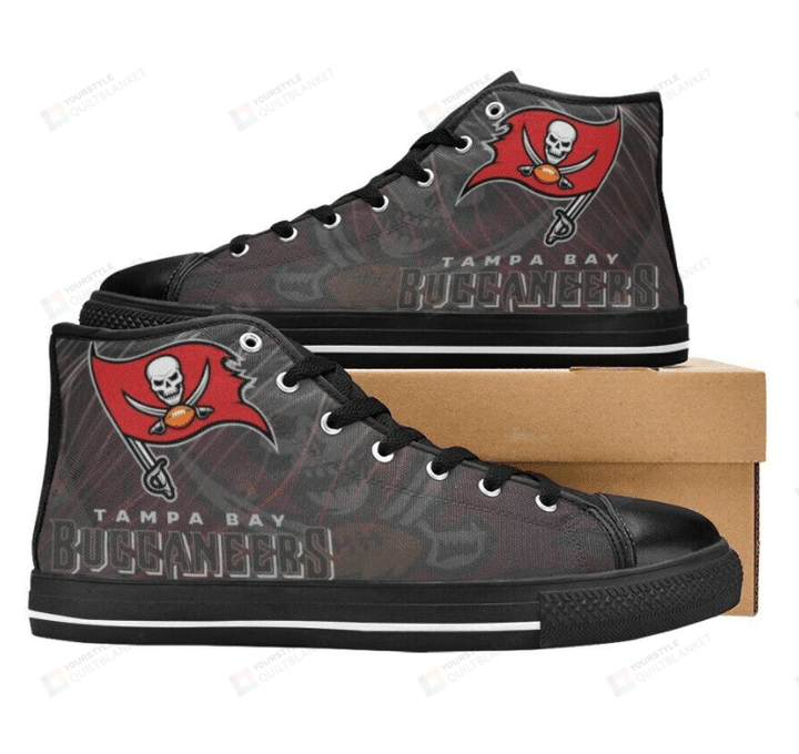 Tampa Bay Buccaneers NFL Canvas High Top Shoes
