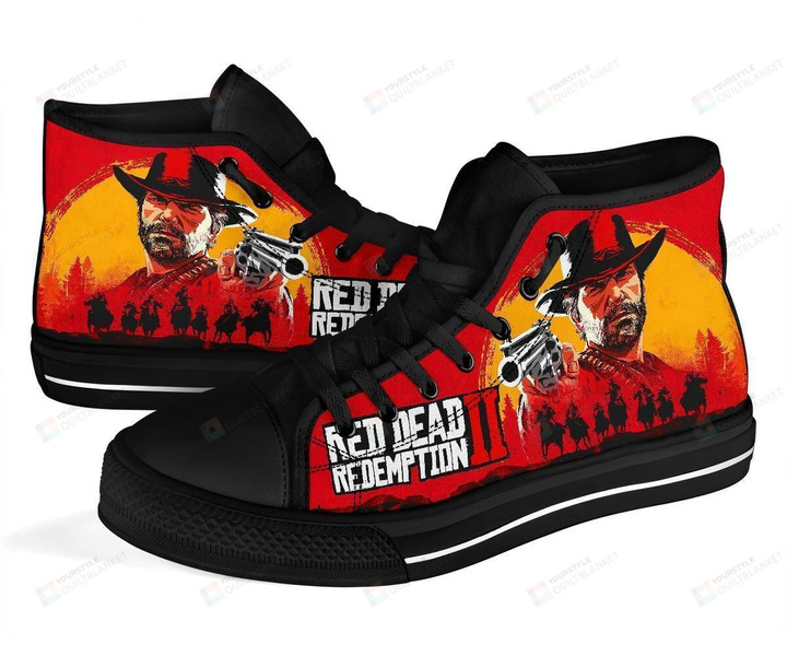 Red Dead Redemption II Gamer High Top Shoes