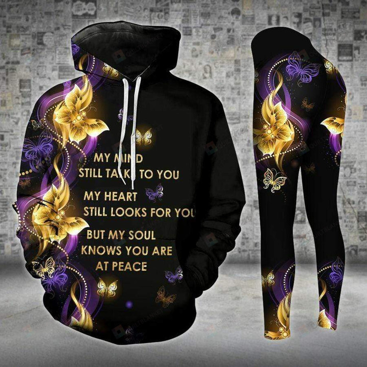 You Are At Peace Butterfly All Over Print 3D Legging
