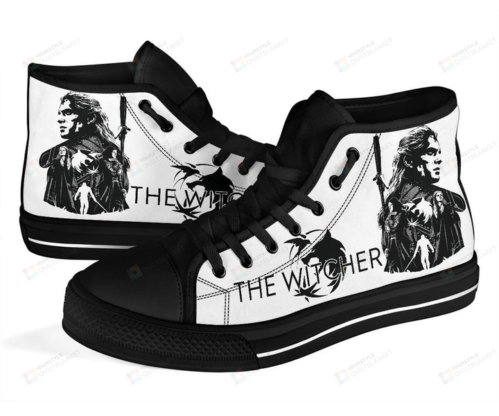 The Witcher Movies High Top Shoes