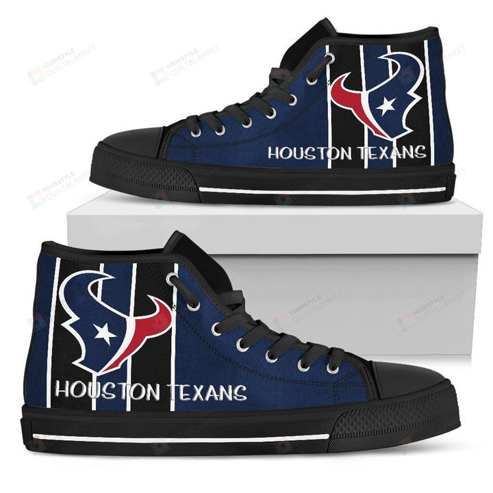 Houston Texans NFL Canvas High Top Shoes