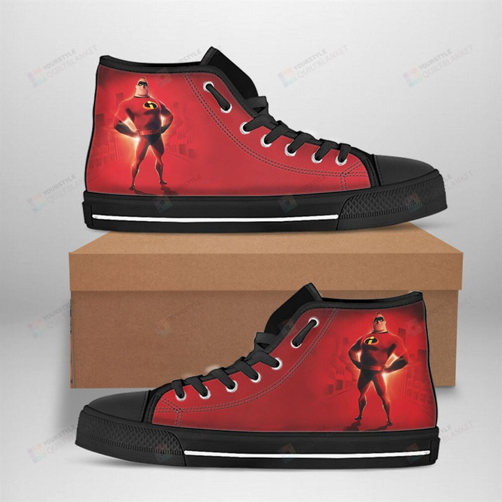 Mr Incredible Best Movie Character High Top Shoes