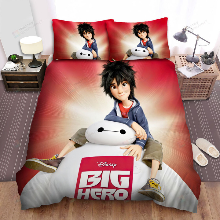 Big Hero 6 (2014) Classic Poster Bed Sheets Spread  Duvet Cover Bedding Sets
