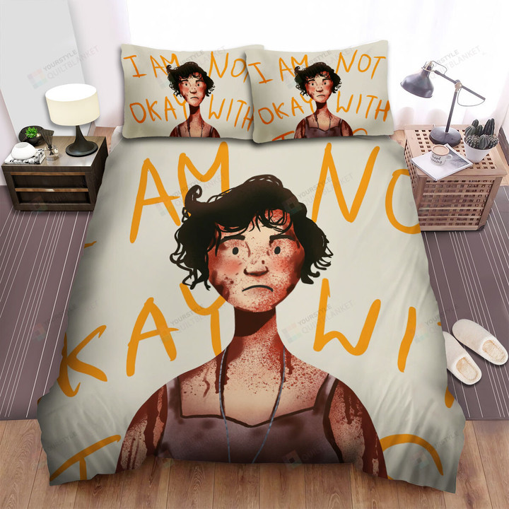 I Am Not Okay With This (2020) Movie Illustration 8 Bed Sheets Spread  Duvet Cover Bedding Sets