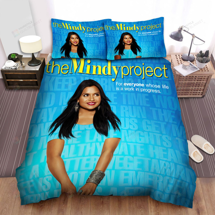 The Mindy Project (2012–2017) Movie Poster 2 Bed Sheets Spread  Duvet Cover Bedding Sets