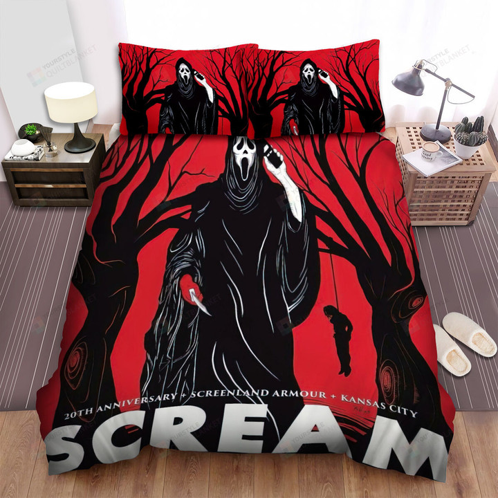 Scream: The Tv Series (2015–2019) 20yh Anniversary Movie Poster Bed Sheets Spread  Duvet Cover Bedding Sets