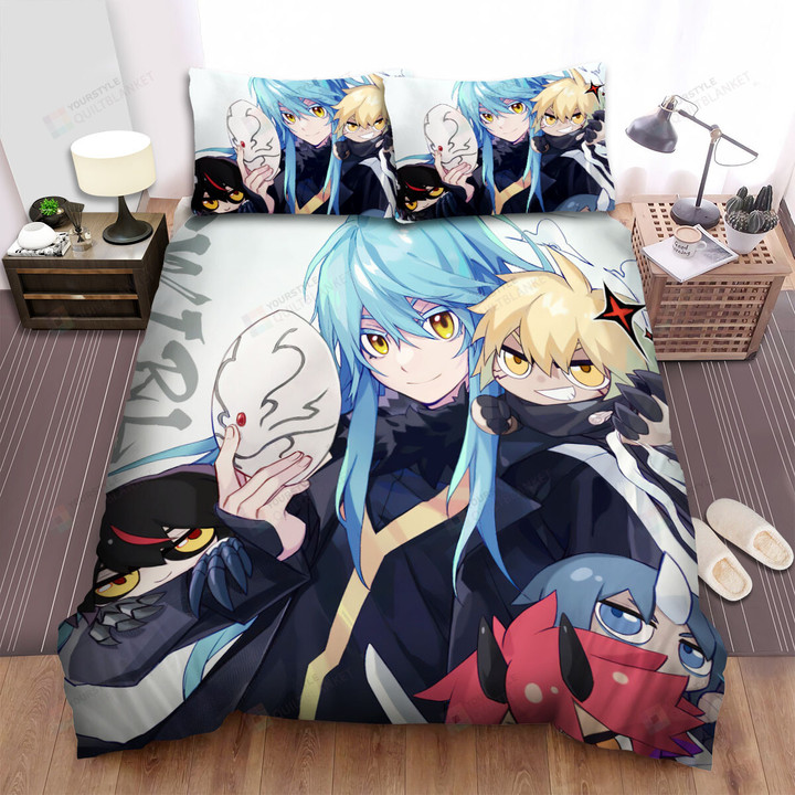 That Time I Got Reincarnated As A Slime (2018) Swirl Movie Poster Bed Sheets Spread  Duvet Cover Bedding Sets