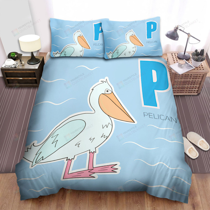 P For Pelican Bed Sheets Spread Duvet Cover Bedding Sets