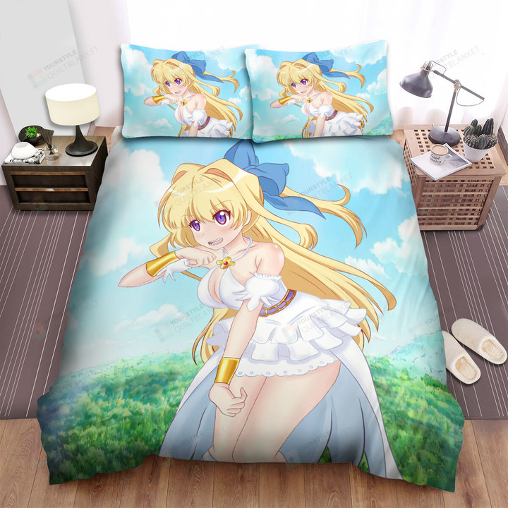 Cautious Hero Goddess Ristarte Digital Illustration Bed Sheets Spread Duvet Cover Bedding Sets