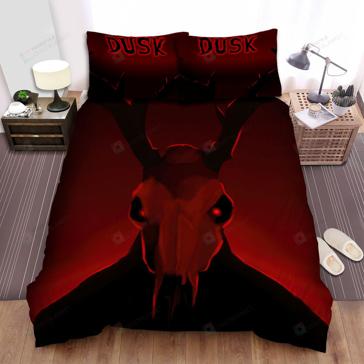 Wendigo Portrait In Black & Red Bed Sheets Spread Duvet Cover Bedding Sets