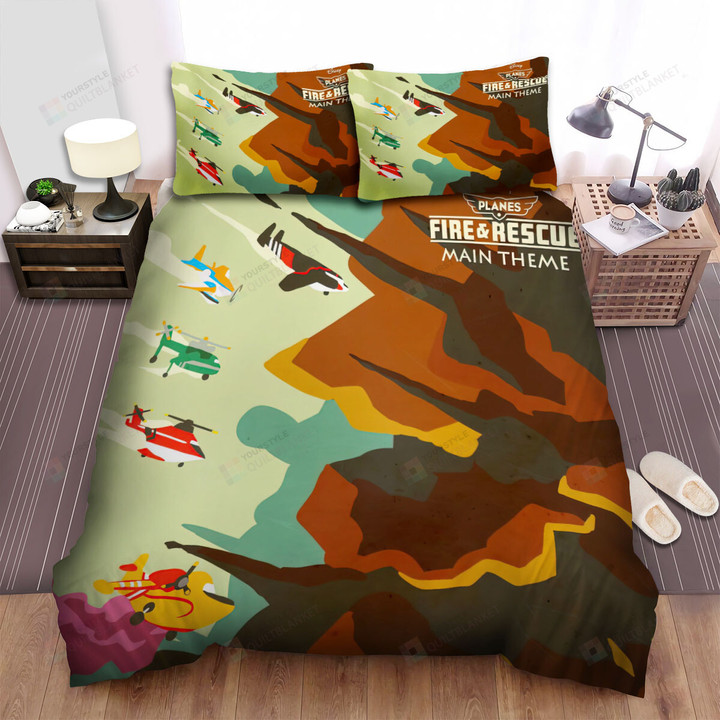 Planes Fire And Rescue Main Theme Bed Sheets Spread Duvet Cover Bedding Sets