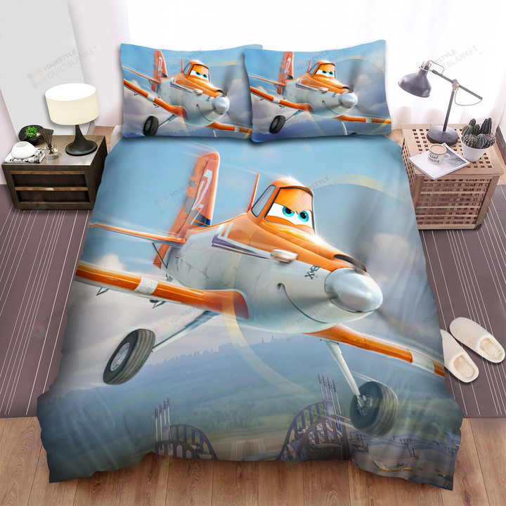 Planes Dusty Crophopper Artwork Bed Sheets Spread Duvet Cover Bedding Sets