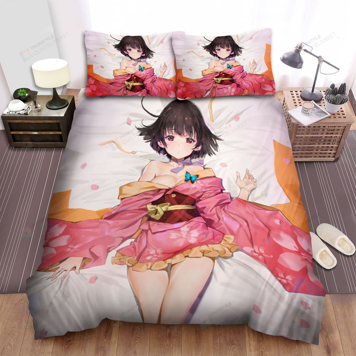 Kabaneri Of The Iron Fortress Mumei Sexy On White Sheet Bed Sheets Spread Duvet Cover Bedding Sets