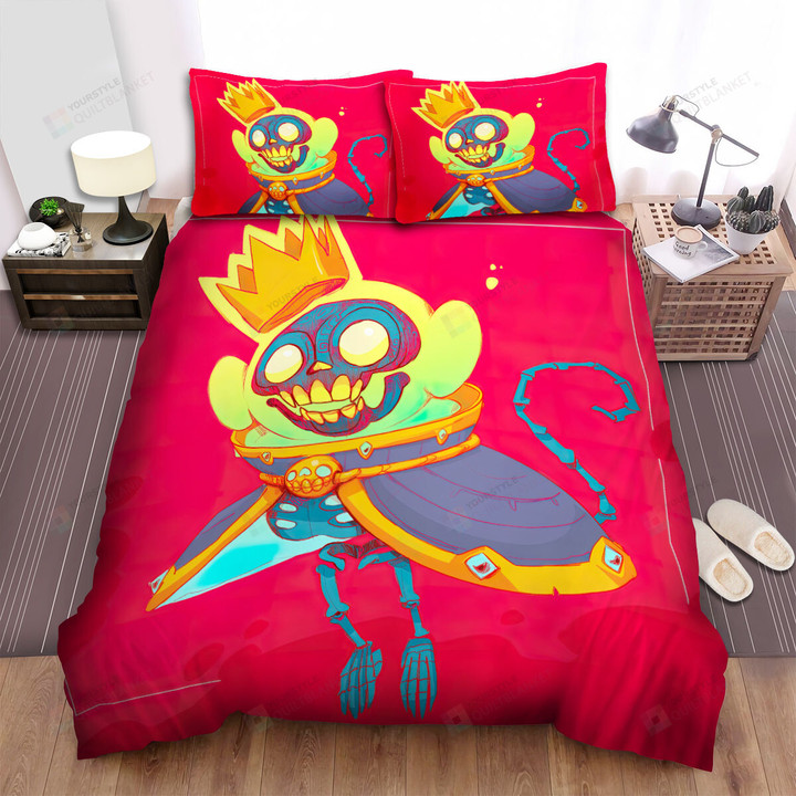 The Wild Animal - The Monkey Skeleton Flying Bed Sheets Spread Duvet Cover Bedding Sets