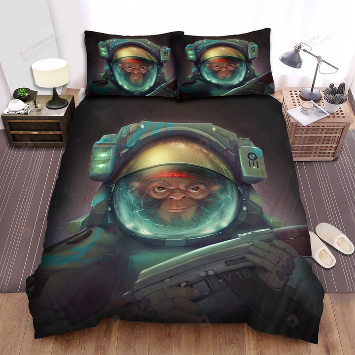 The Wild Animal - The Monkey Space Pirate Bed Sheets Spread Duvet Cover Bedding Sets