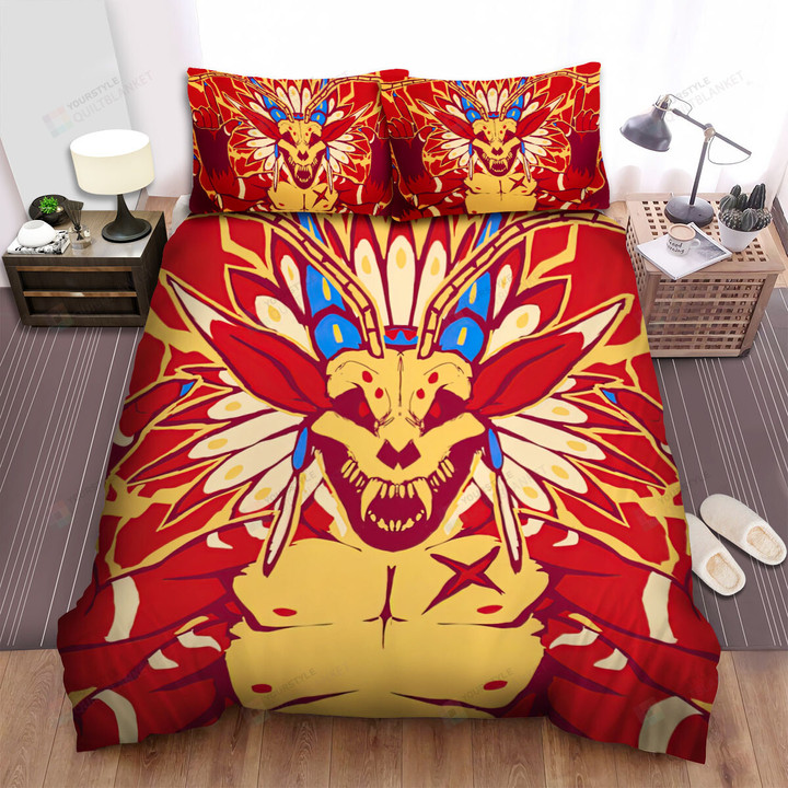 Wendigo With Four Hands Art Painting Bed Sheets Spread Duvet Cover Bedding Sets