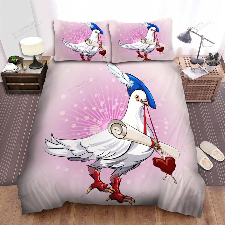 The Wild Animal - The Pigeon In A Hood Bed Sheets Spread Duvet Cover Bedding Sets