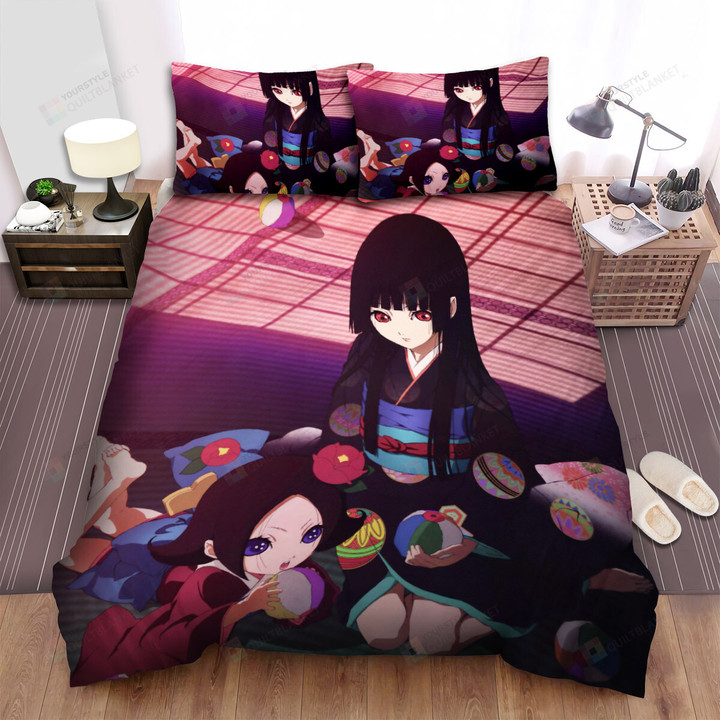 Hell Girl Ai Enma & Kikuri Poster Bed Sheets Spread Duvet Cover Bedding Sets