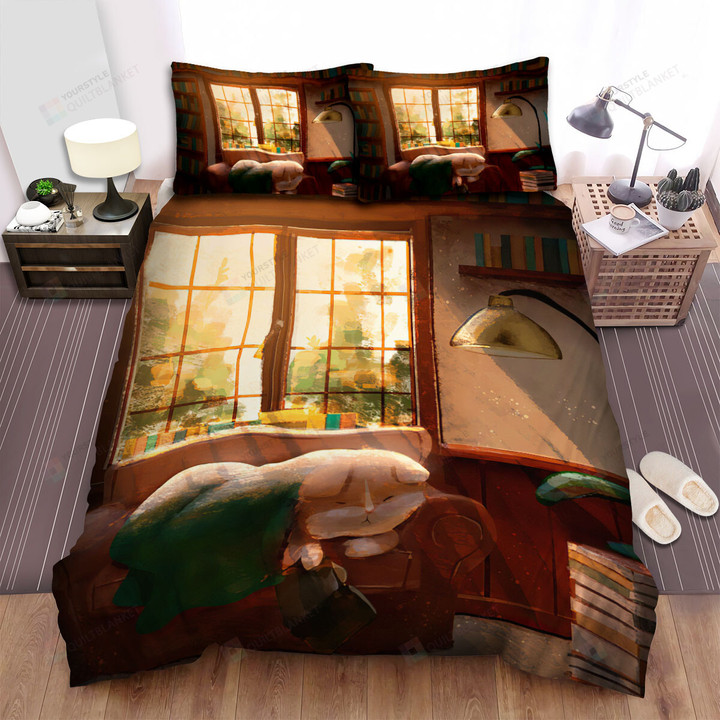 The Guinea Pig Sleeping On The Couch Bed Sheets Spread Duvet Cover Bedding Sets