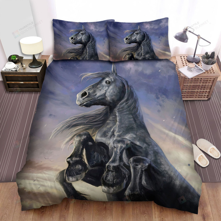 The Wild Animal - The 6 Legs Horse Art Bed Sheets Spread Duvet Cover Bedding Sets