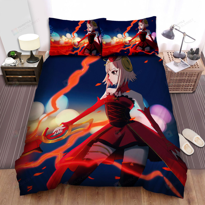 Takt Op. Destiny With Her Sword Artwork Bed Sheets Spread Duvet Cover Bedding Sets