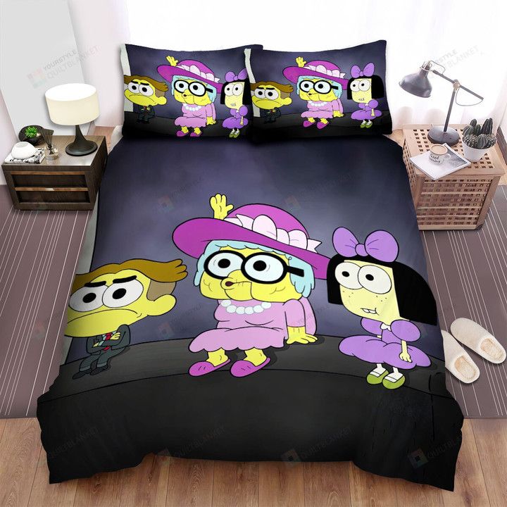 Big City Greens Cricket, Tilly And Gramma Bed Sheets Spread Duvet Cover Bedding Sets
