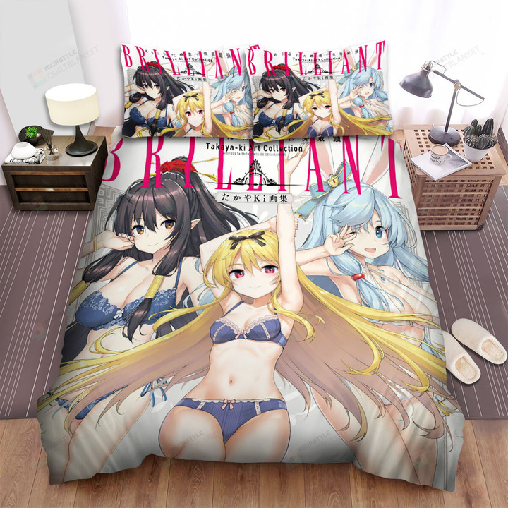 Arifureta The Girls On Magazine Cover Bed Sheets Spread Duvet Cover Bedding Sets