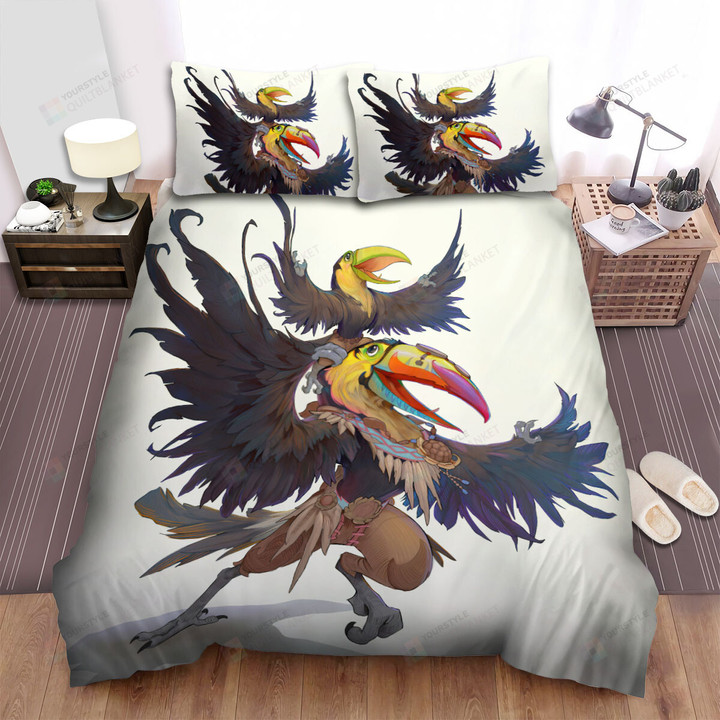 The Wild Animal - The Toucan On Another Toucan Bed Sheets Spread Duvet Cover Bedding Sets