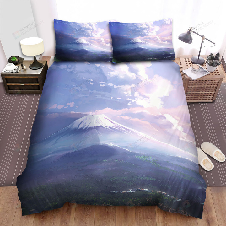 Mount Fuji Landmark Japan Bed Sheets Spread Comforter Duvet Cover Bedding Sets