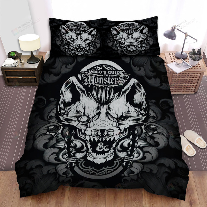 Dnd Art Volos Guide To Monsters Gnoll Bed Sheets Spread Comforter Duvet Cover Bedding Sets
