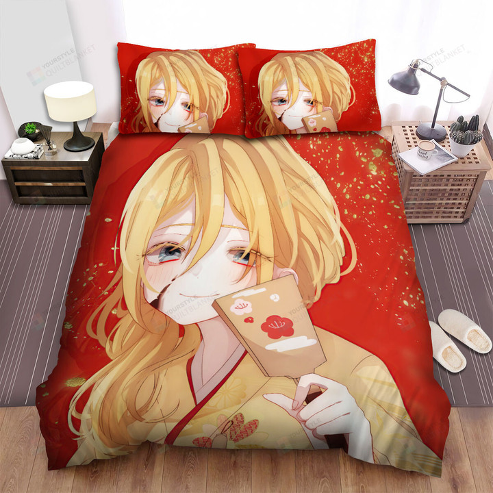 Angels Of Death Rachel Gardner In New Year's Kimono Bed Sheets Spread Duvet Cover Bedding Sets