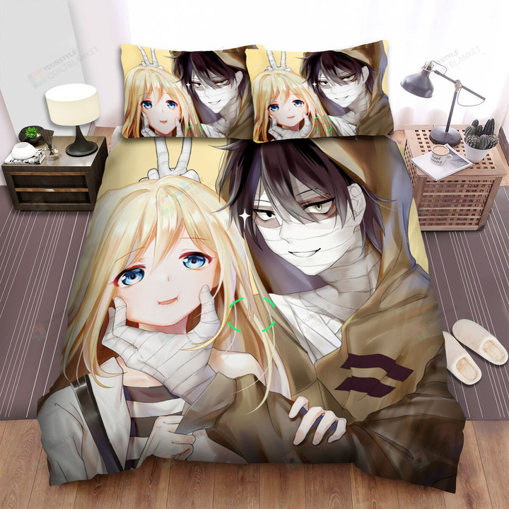 Angels Of Death Zack & Ray Funny Pose Bed Sheets Spread Duvet Cover Bedding Sets