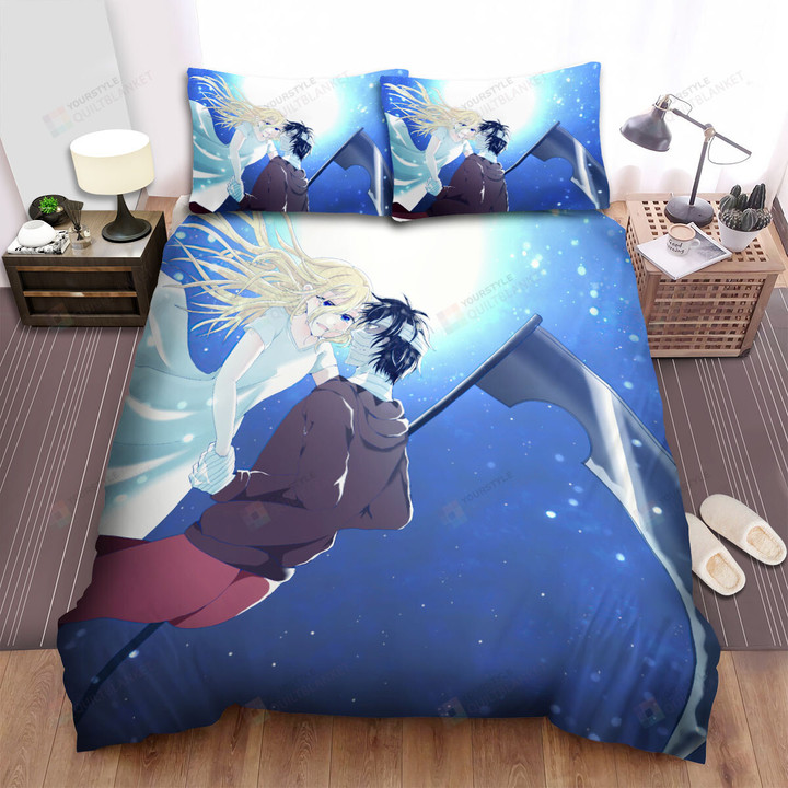 Angels Of Death Ray & Zack's Emotional Artwork Bed Sheets Spread Duvet Cover Bedding Sets