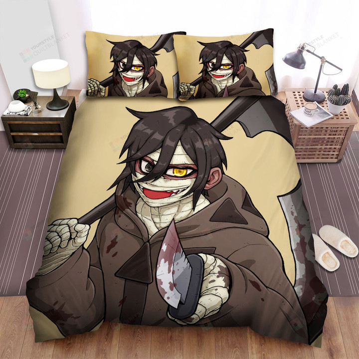 Angels Of Death Isaac Foster & Bloody Knife Illustration Bed Sheets Spread Duvet Cover Bedding Sets