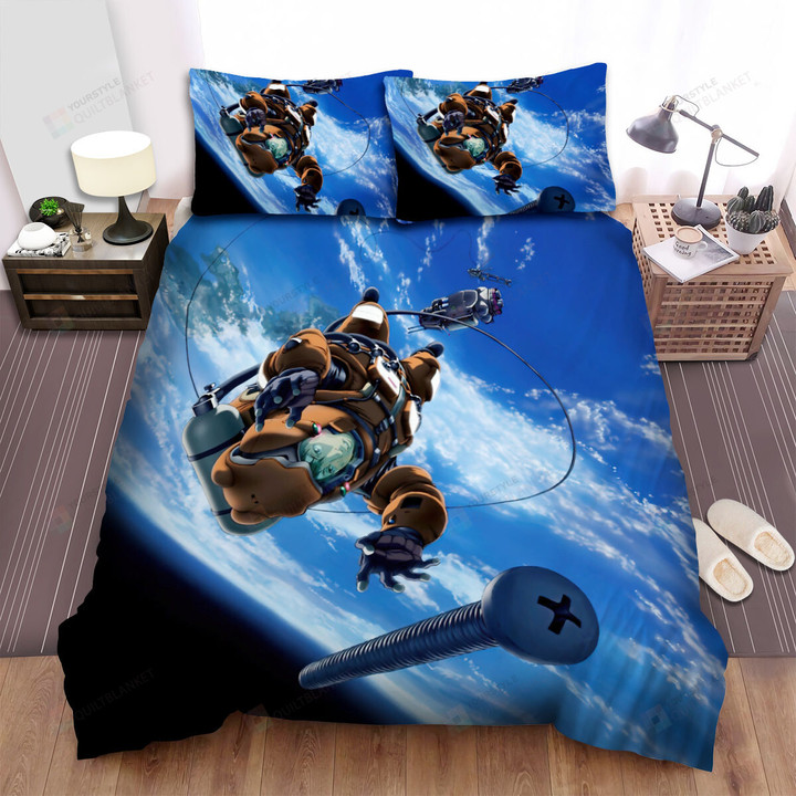 Planetes Hachirota Hoshino Earth Bed Sheets Spread Comforter Duvet Cover Bedding Sets