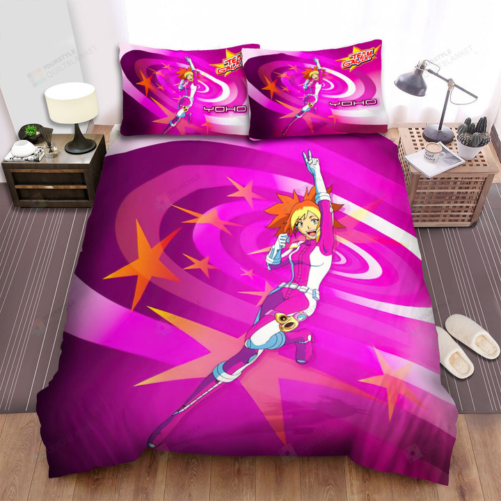 Team Galaxy Yoko Digital Art Bed Sheets Spread Duvet Cover Bedding Sets